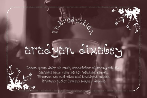 Aradyan Dixabey Font for Playful Kids Crafts