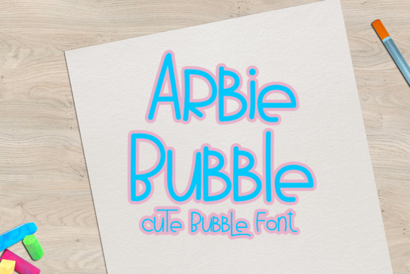 Arbie Bubble Font for Playful Marketing Campaigns