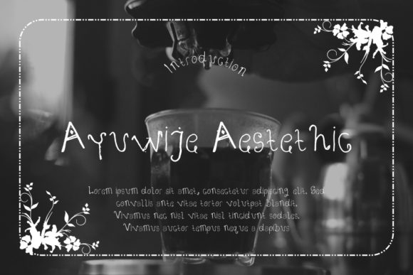 Ayuwije Aestethic Font for Modern Web Branding
