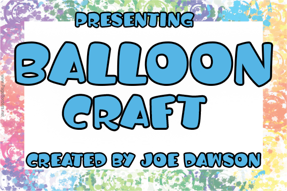 Balloon Craft Font for Playful Handmade Designs