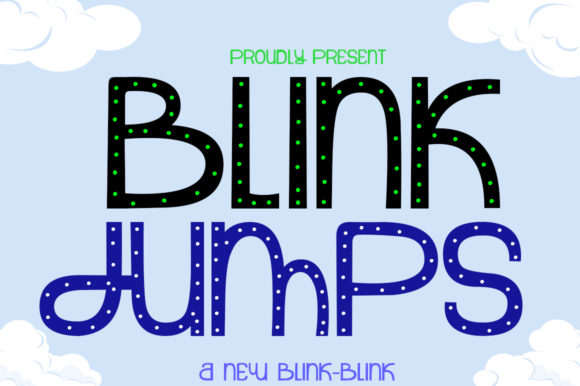 Blink Jumps Font: Bold Display Typography for Small Business Branding