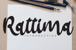 Discover Rattima: A Casual and Fun Display Font