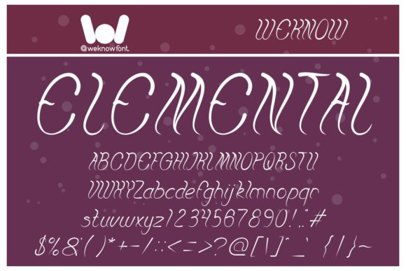 Elemental Font: Handcrafted Display Type for Campaigns