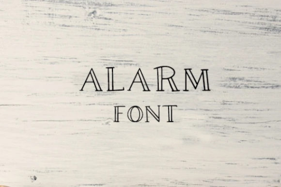 Elevate Your Brand Identity with the Alarm Font