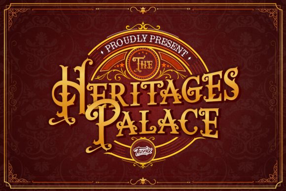 Enhance Your Brand with The Heritages Palace Font