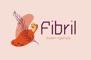 Fibril: A Playfully Conceptual Font for Creative Campaigns