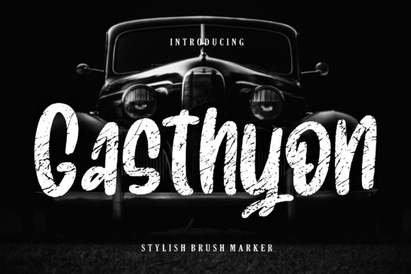 Gasthyon Font: Casual Display Type for Campaigns