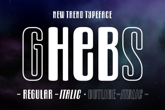 Ghebs Font: Bold Display Typography for Editorial Design