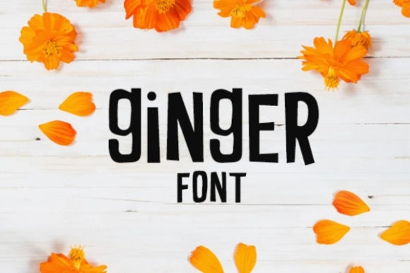 Ginger Font: Bold Display Typography for Editorial Design