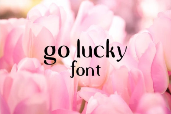 Go Lucky Font: Bold Display Typography for Editorial Design