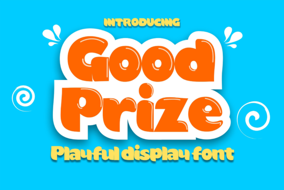 Good Prize Font for Playful Web Design and Kids Projects