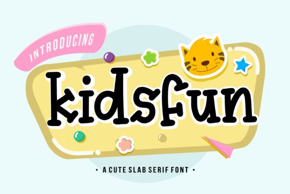 Kidsfun Font Review: Whimsical Display Type for Makers