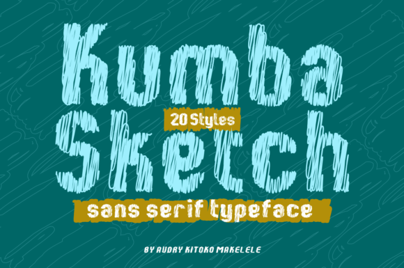 Kumba Sketch Font for Handmade Crafts and Products