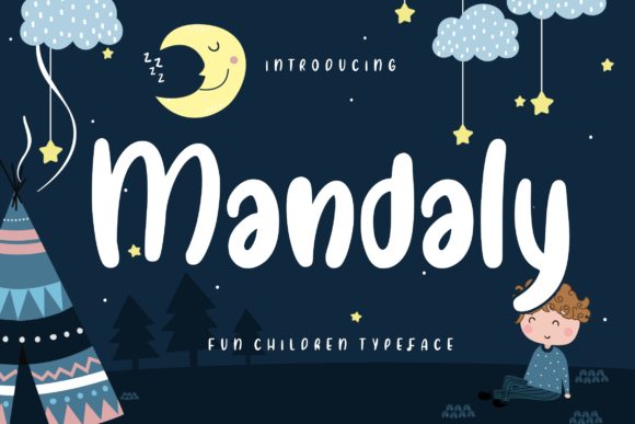 Mandaly Font: Friendly Display Typography for Small Business Branding