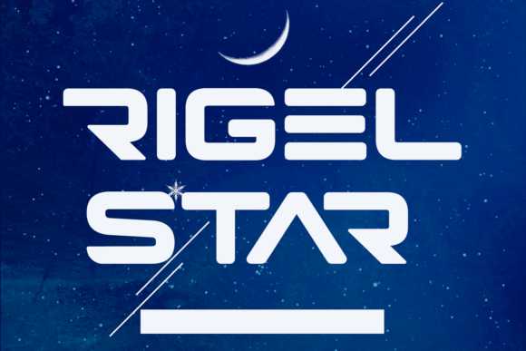 Rigel Star Font: Futuristic Display Typography for Editorial Design