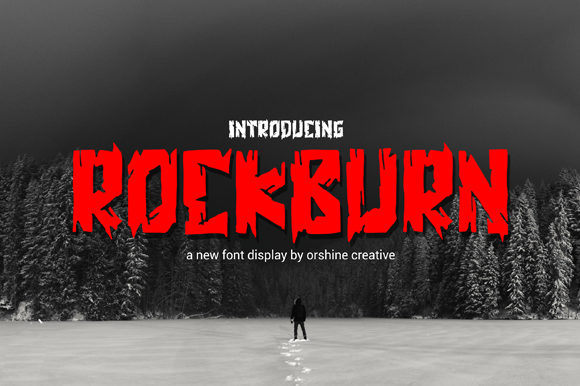 Rockburn Font: Strong Display Type for Bold Craft Projects