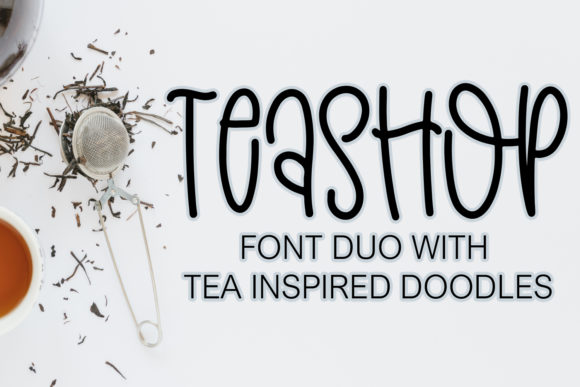 Teashop Font: Joyful Display Typography for Digital Campaigns