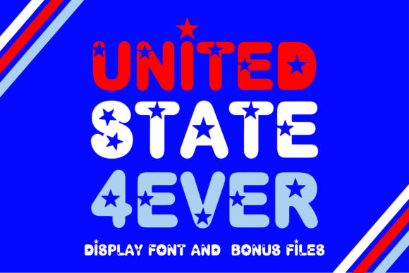 United State 4 Ever Font for Patriotic Web Design