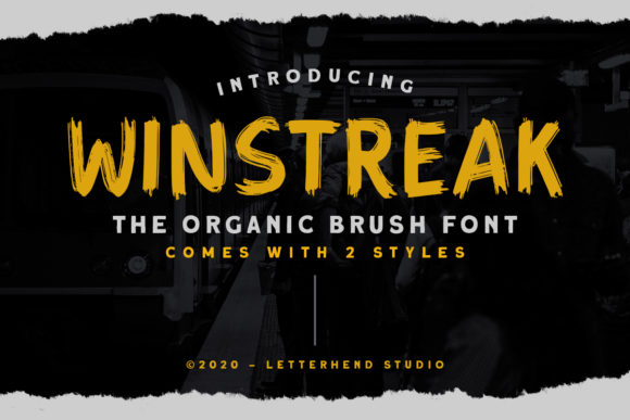 Winstreak Font: Bold Display Typography for Editorial Layouts